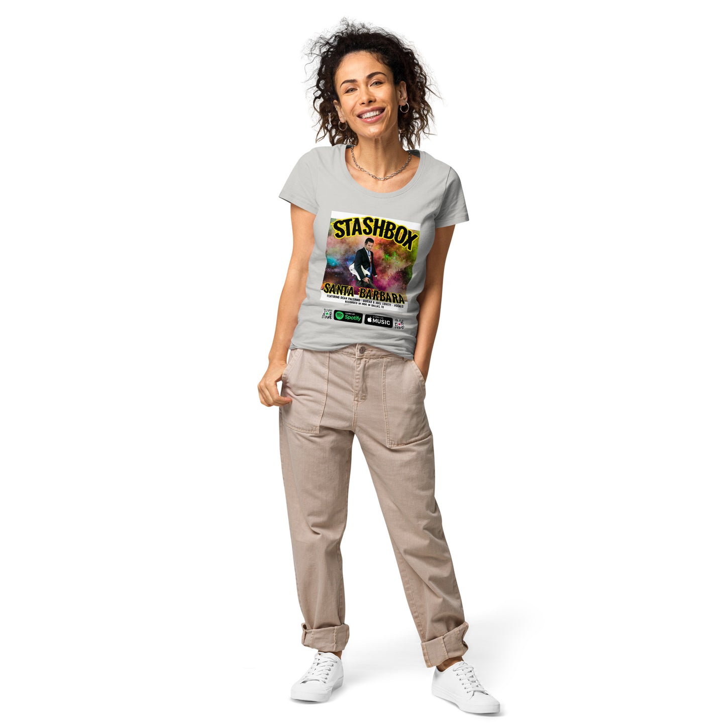 Women’s Basic Organic T-Shirt Santa Barbara Stashbox 025