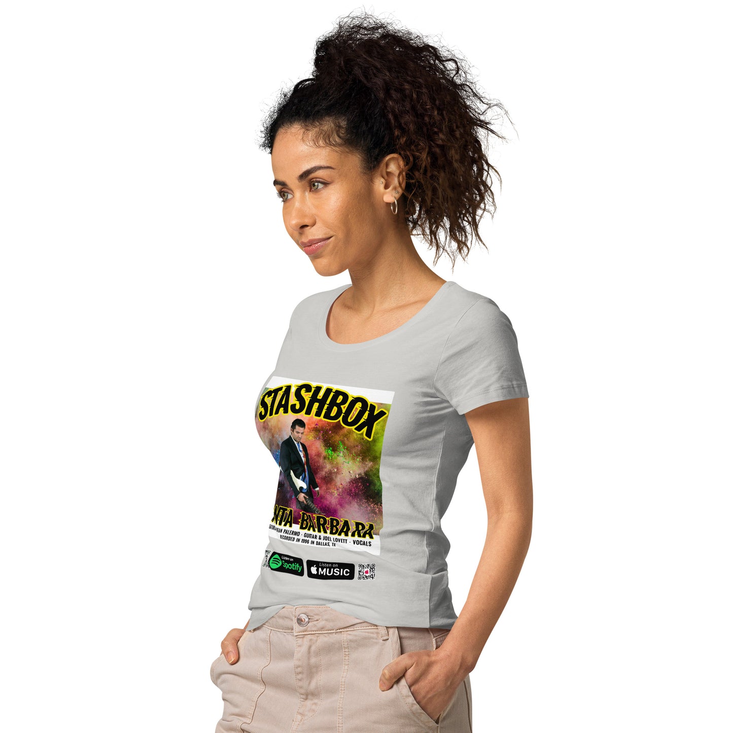 Women’s Basic Organic T-Shirt Santa Barbara Stashbox 025