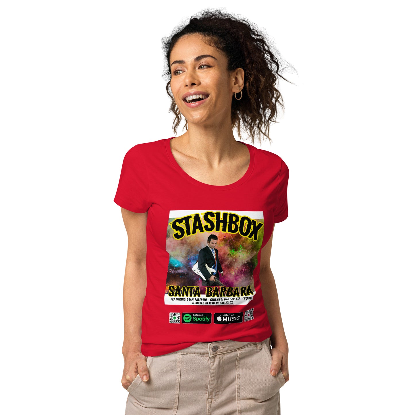 Women’s Basic Organic T-Shirt Santa Barbara Stashbox 025