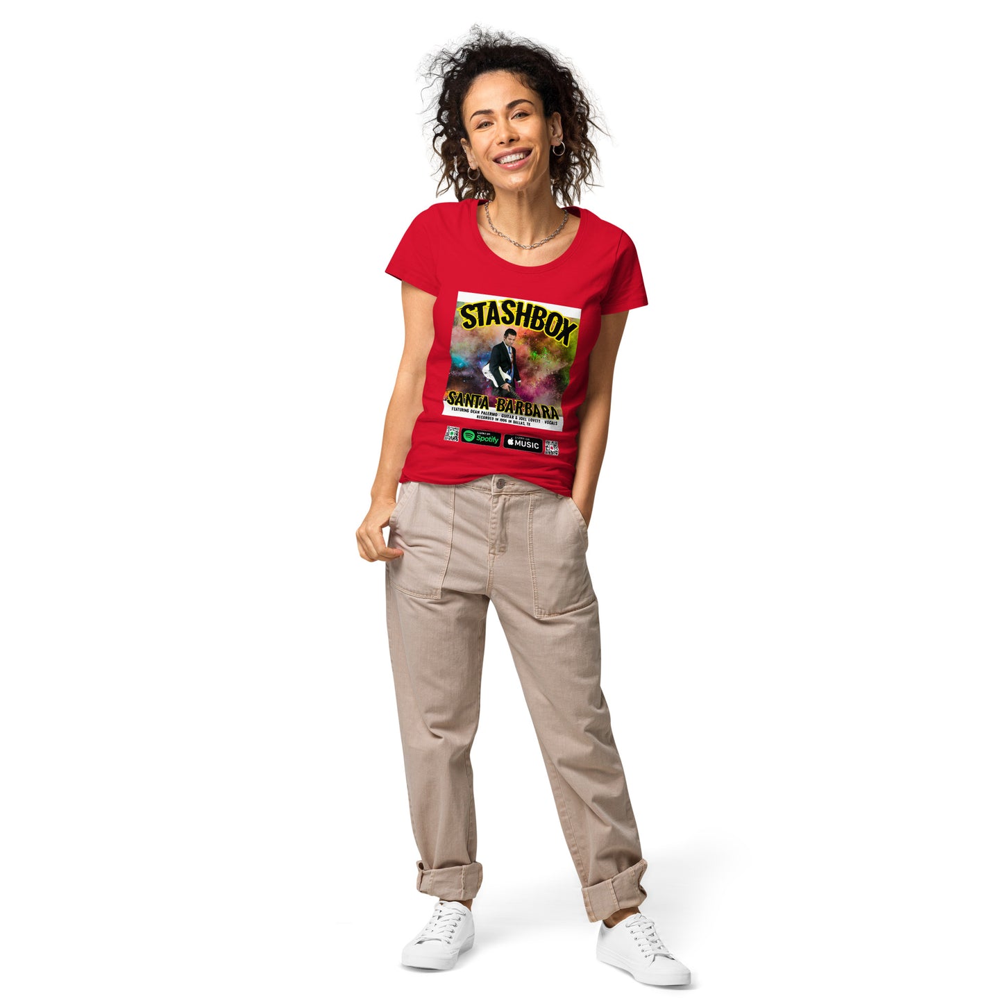 Women’s Basic Organic T-Shirt Santa Barbara Stashbox 025