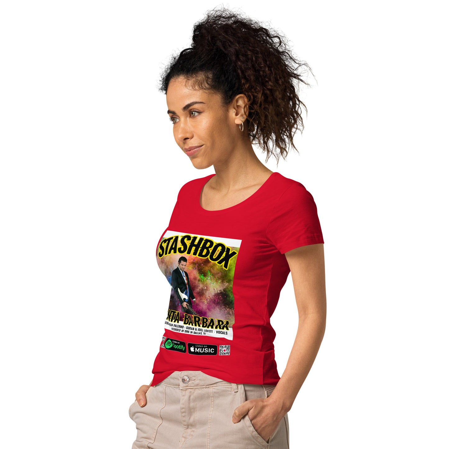 Women’s Basic Organic T-Shirt Santa Barbara Stashbox 025