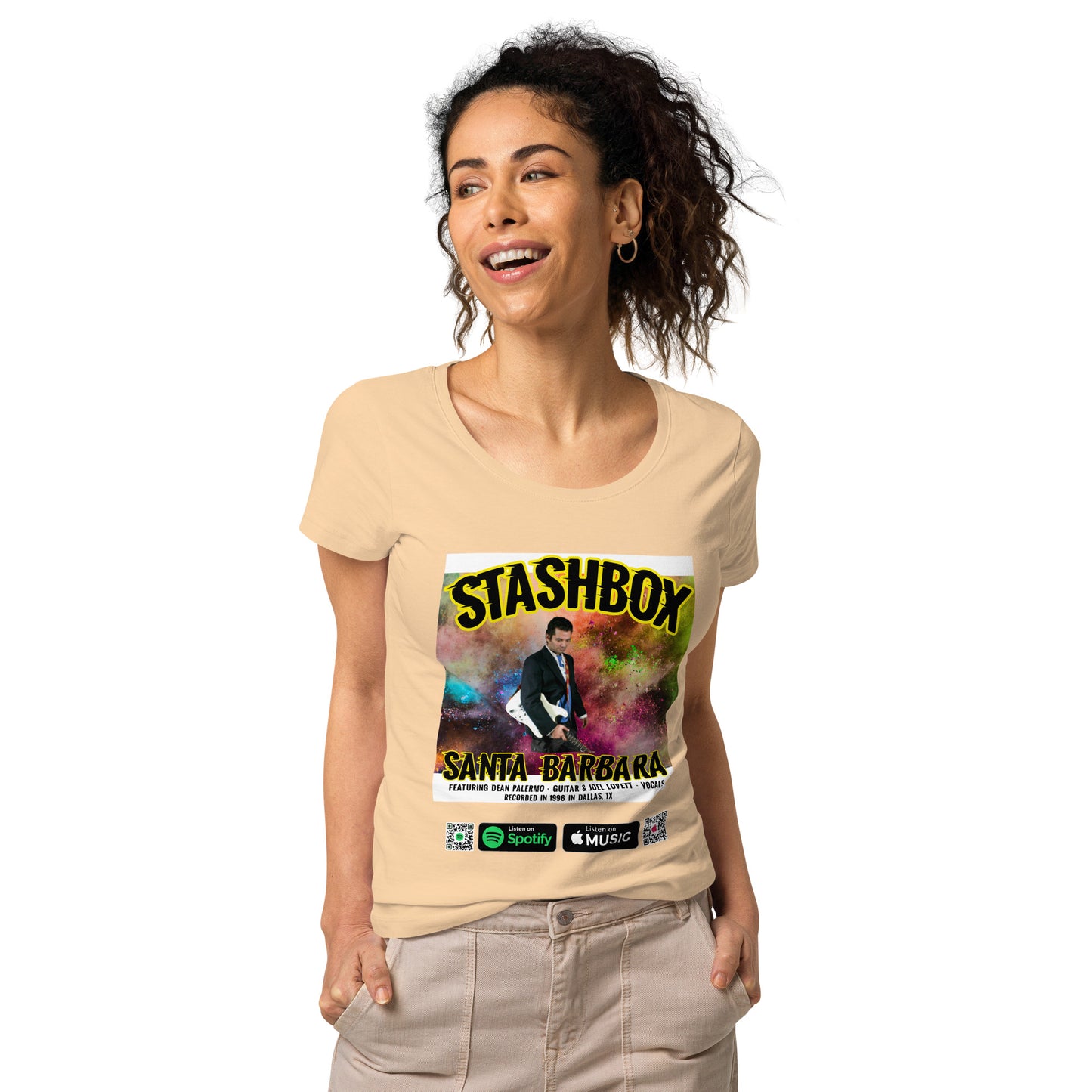 Women’s Basic Organic T-Shirt Santa Barbara Stashbox 025
