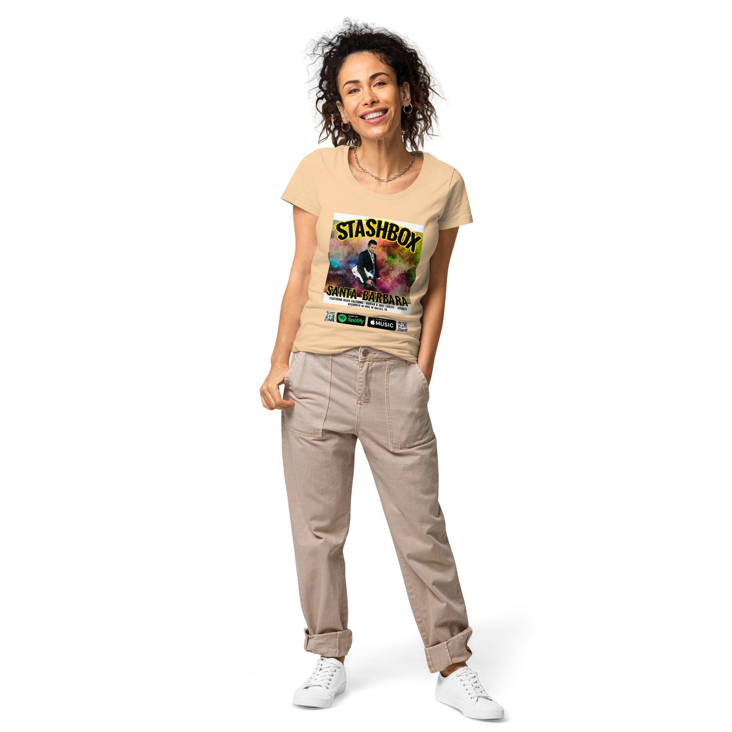 Women’s Basic Organic T-Shirt Santa Barbara Stashbox 025