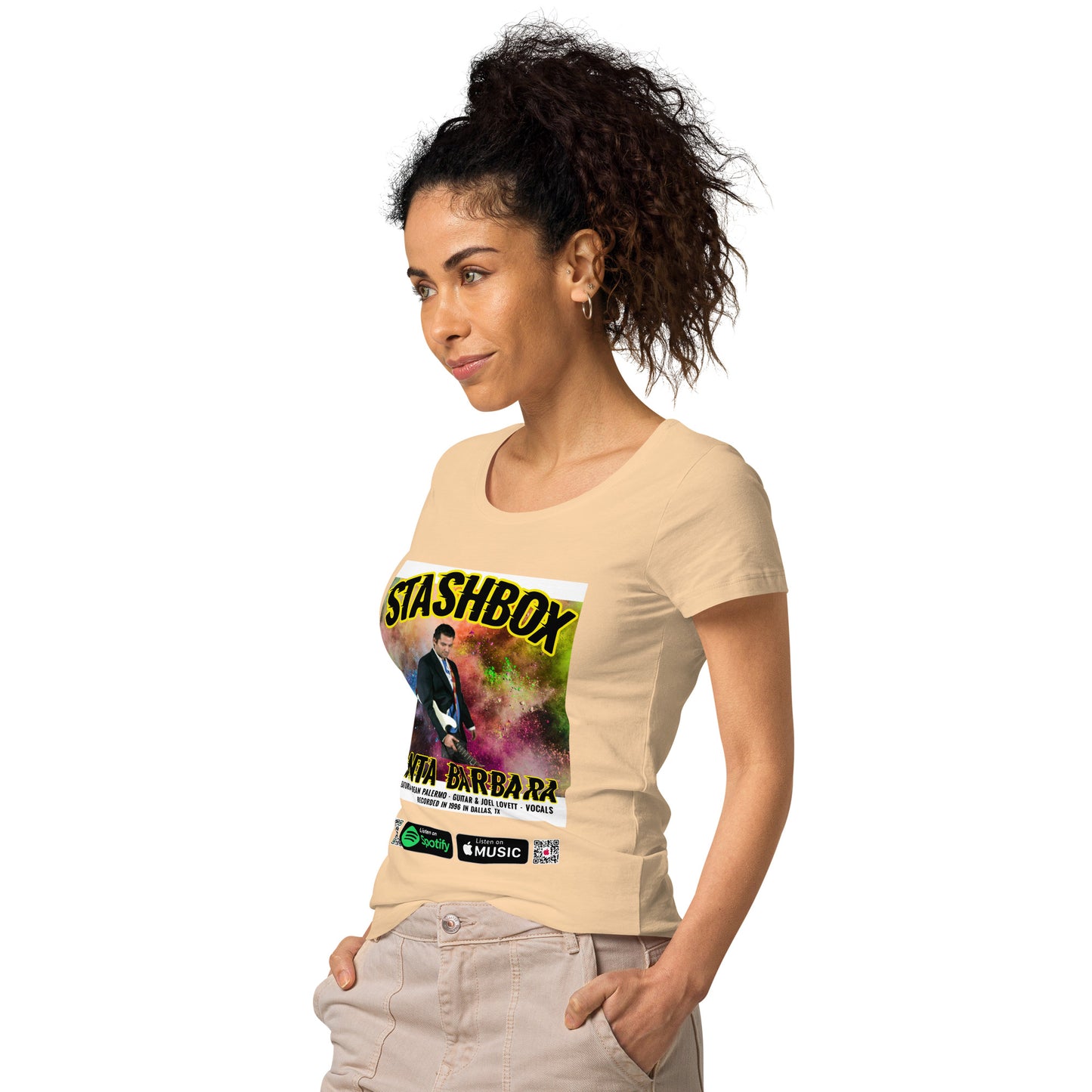 Women’s Basic Organic T-Shirt Santa Barbara Stashbox 025