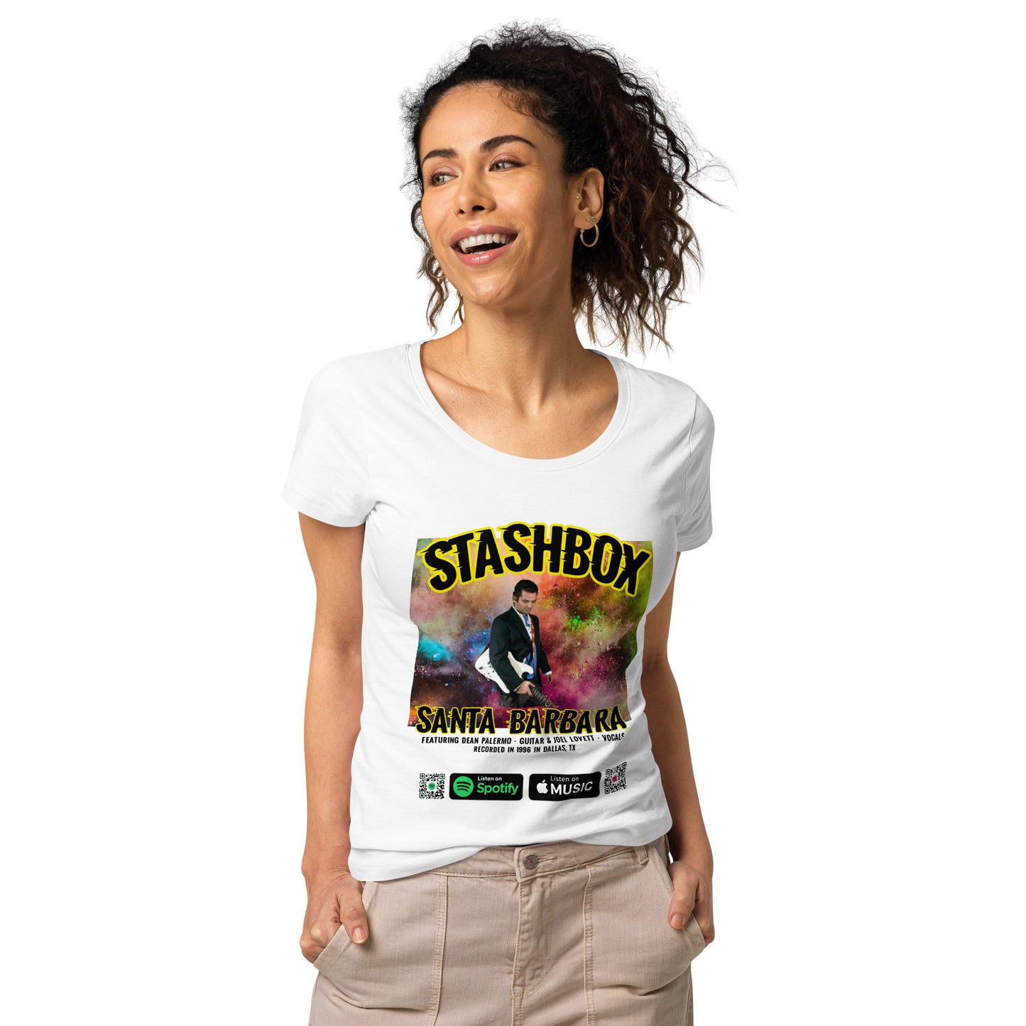 Women’s Basic Organic T-Shirt Santa Barbara Stashbox 025