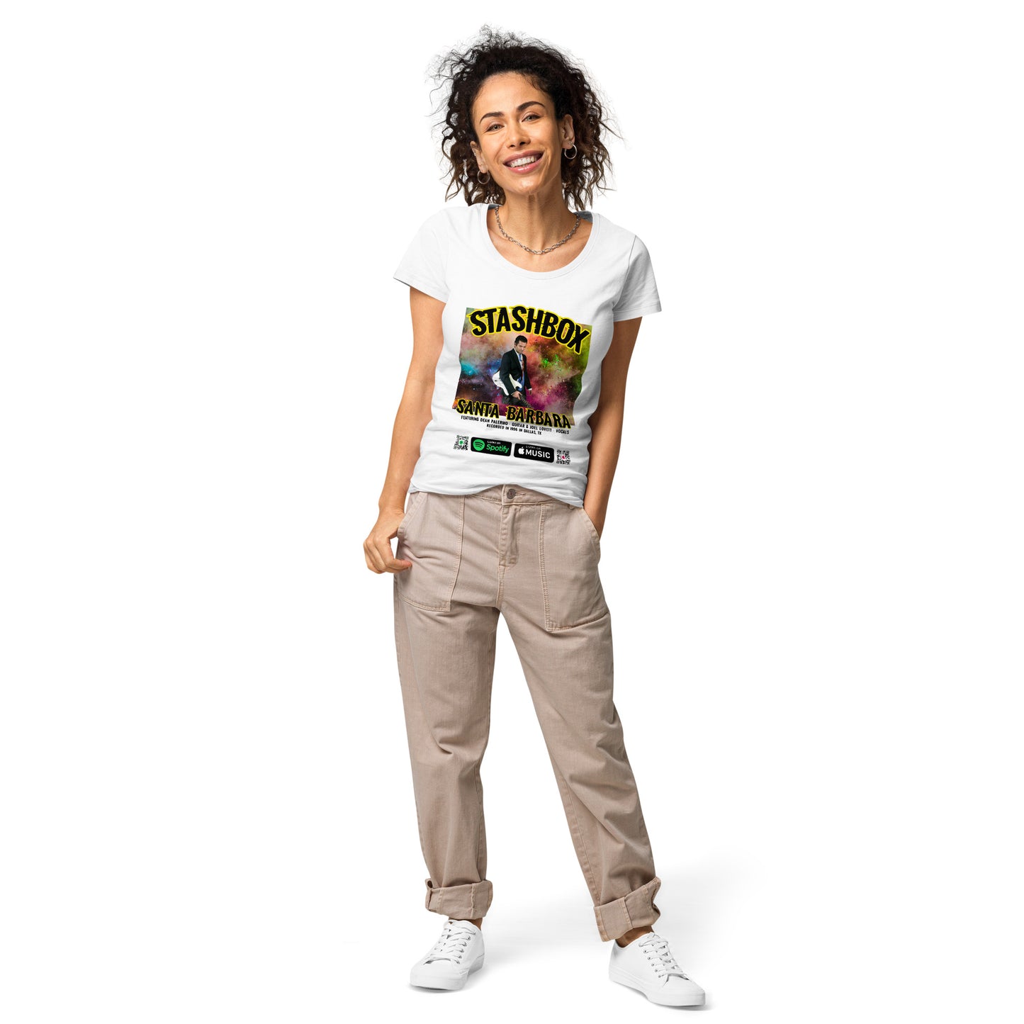 Women’s Basic Organic T-Shirt Santa Barbara Stashbox 025