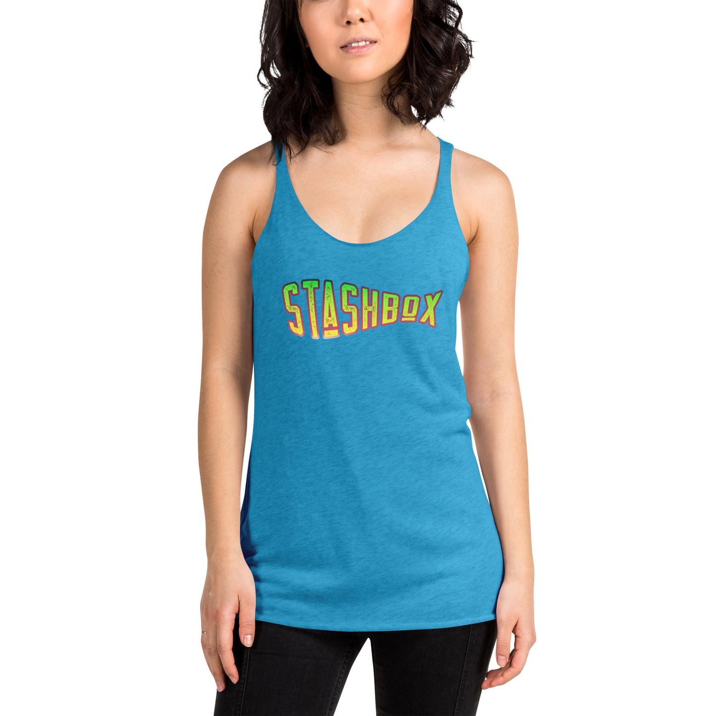 Women's Racerback Tank Top Stashbox 011