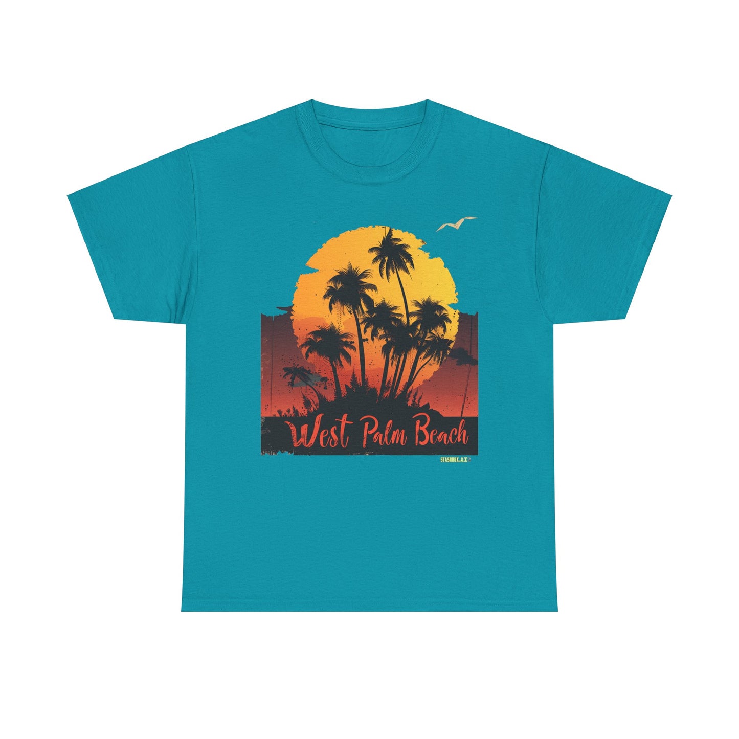 Unisex Heavy Cotton Tee West Palm Beach 026