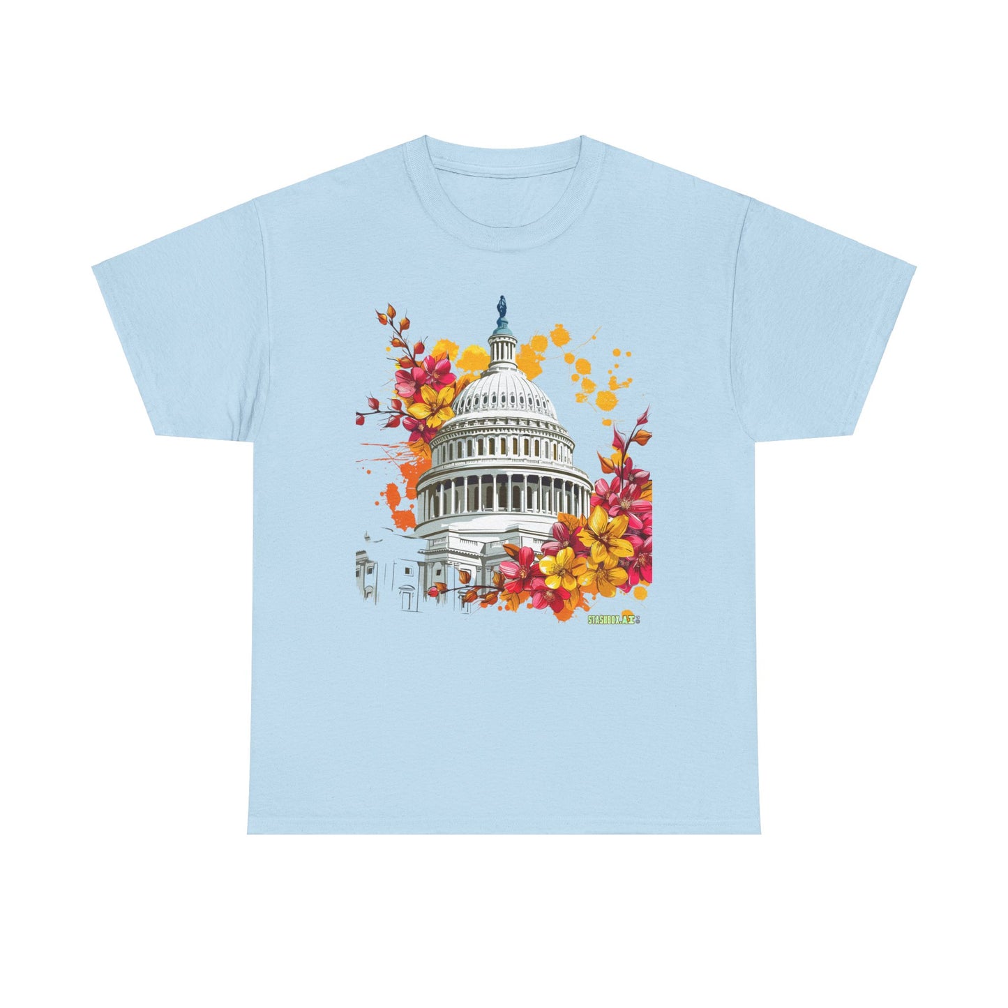 Unisex Heavy Cotton TShirt Washington DC 001