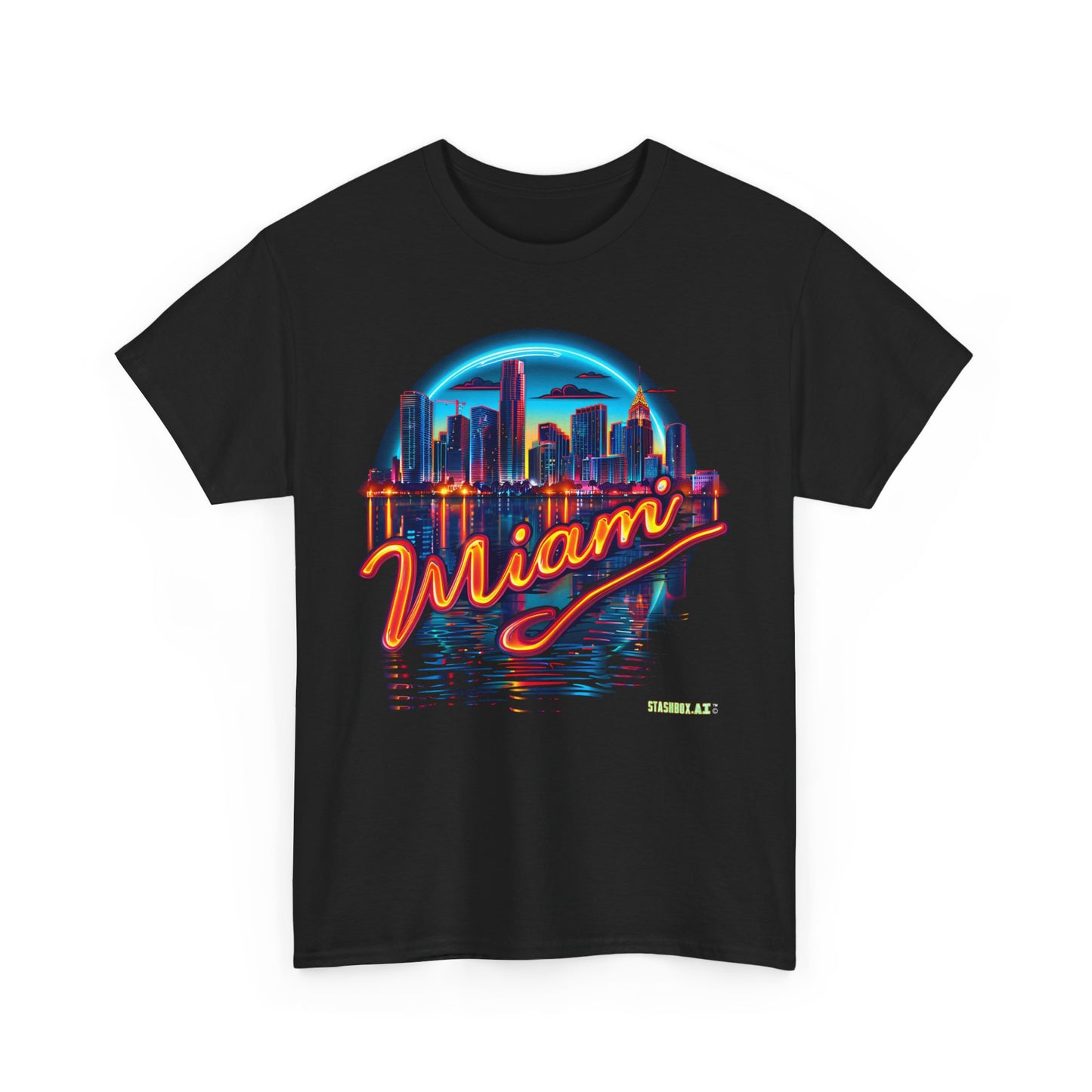 Unisex Heavy Cotton Miami TShirt Design 05