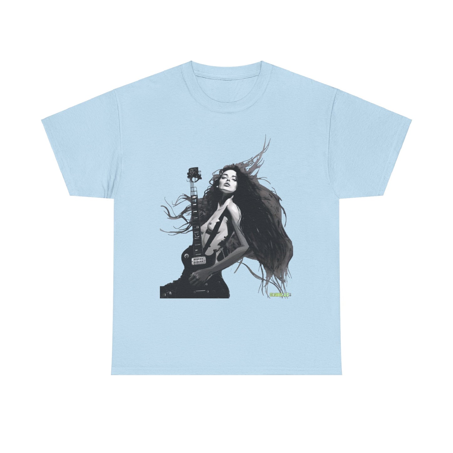 Unisex Heavy Cotton T-Shirt  Girl Guitar N2