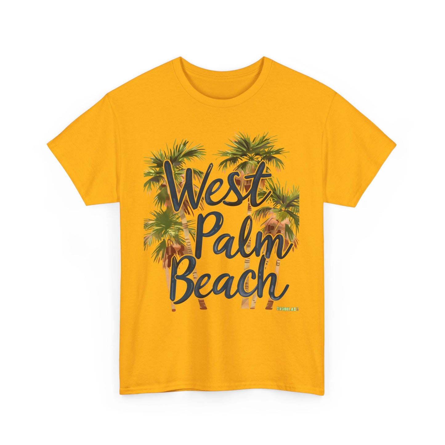 Unisex Heavy Cotton Tee West Palm Beach 018