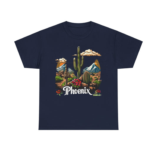 Unisex Heavy Cotton T-Shirt Phoenix Tourism Souvenir 1