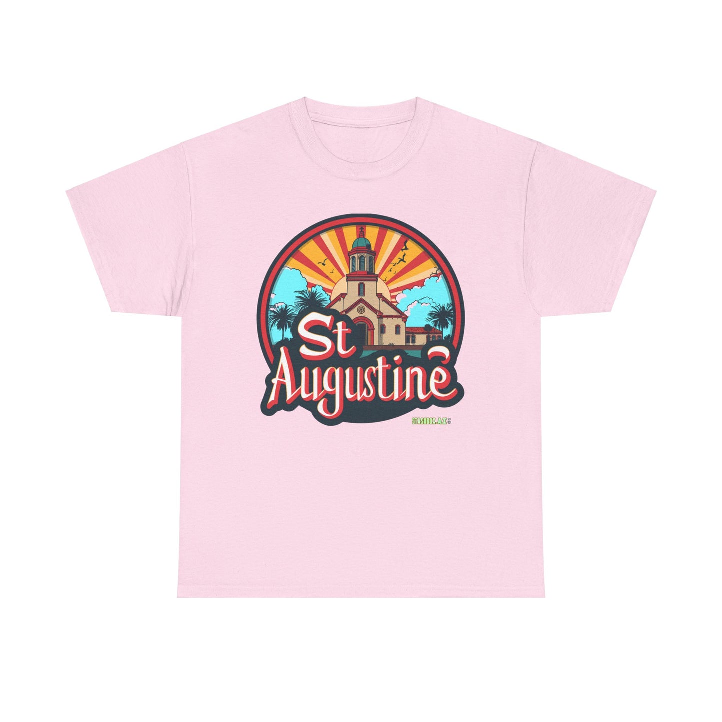 Unisex Heavy Cotton Tee St. Augustine Design 007