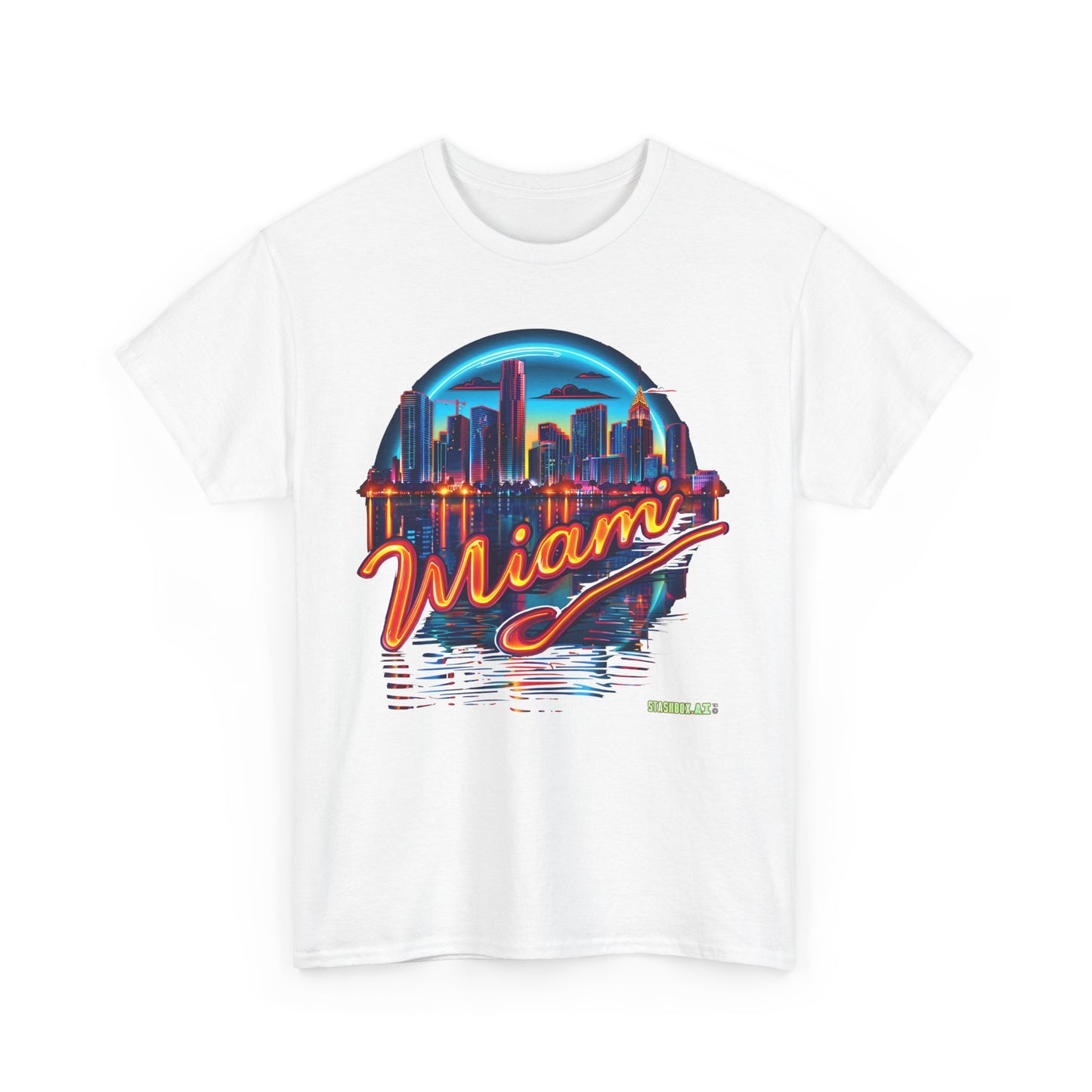 Unisex Heavy Cotton Miami TShirt Design 05