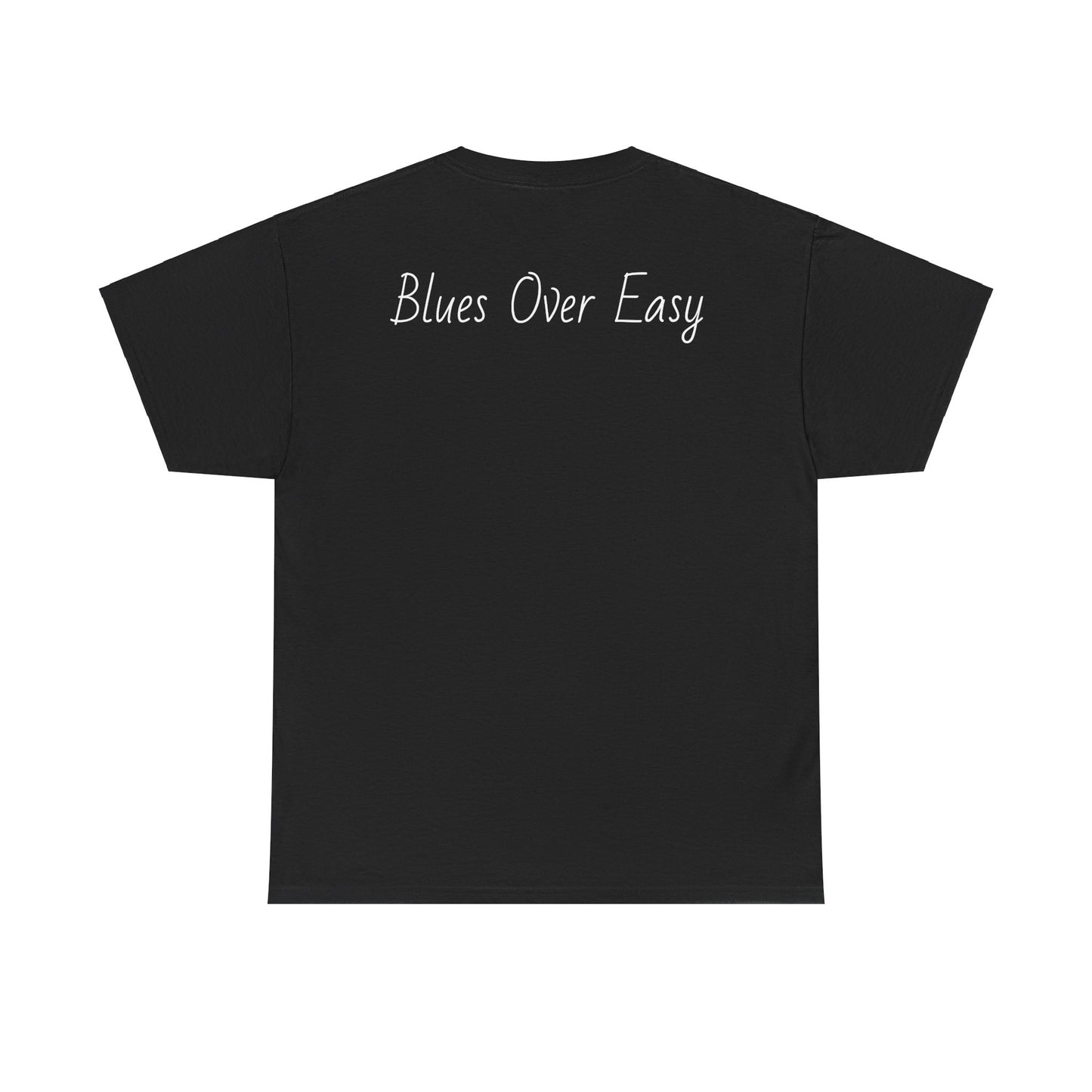 Unisex Heavy Cotton Tshirt I Heart The Blues 002