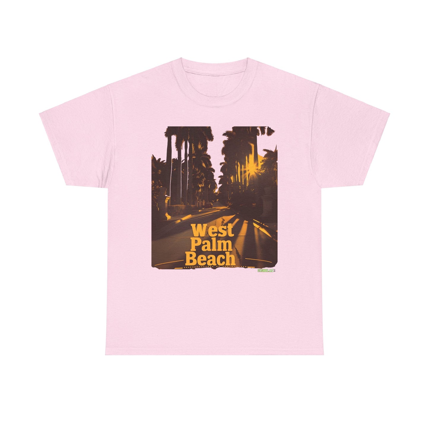 Unisex Heavy Cotton Tee West Palm Beach 030