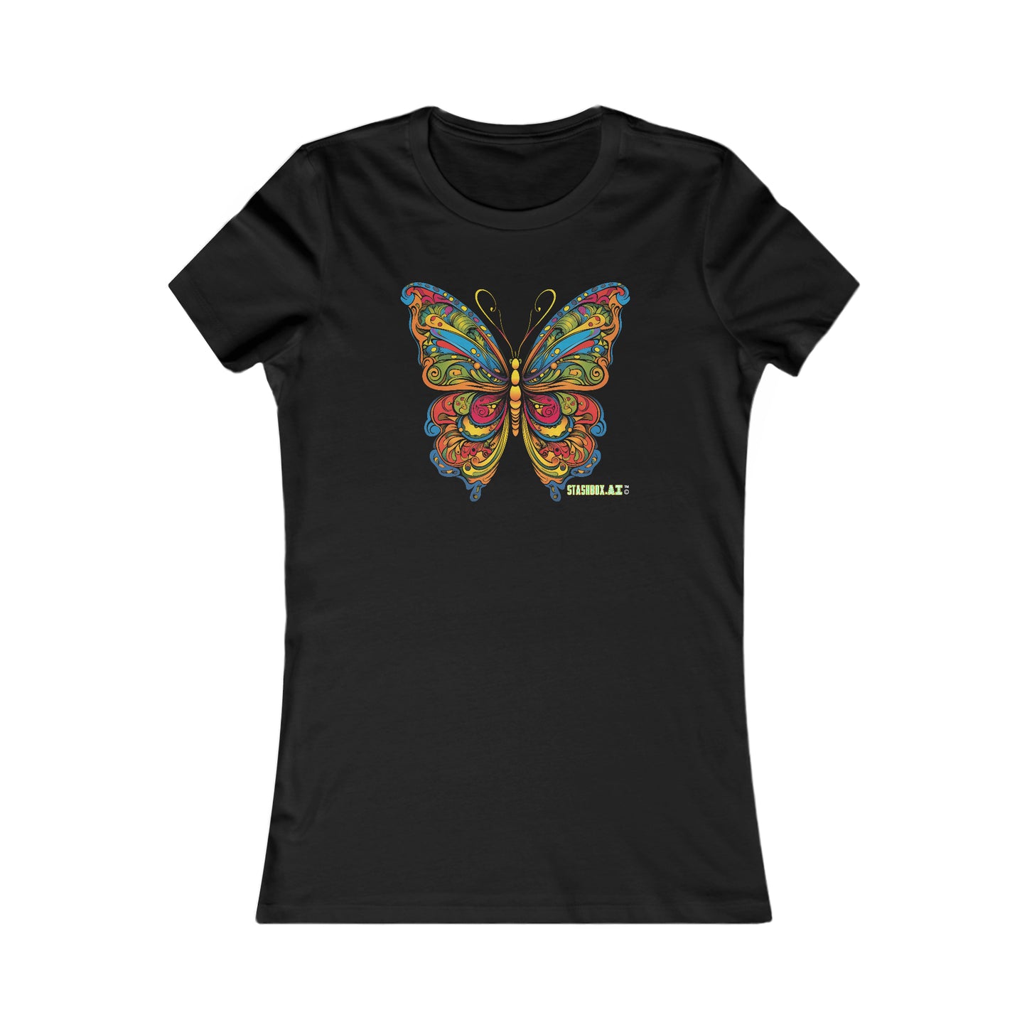 Women's Favorite T-Shirt Butterfly Design 014