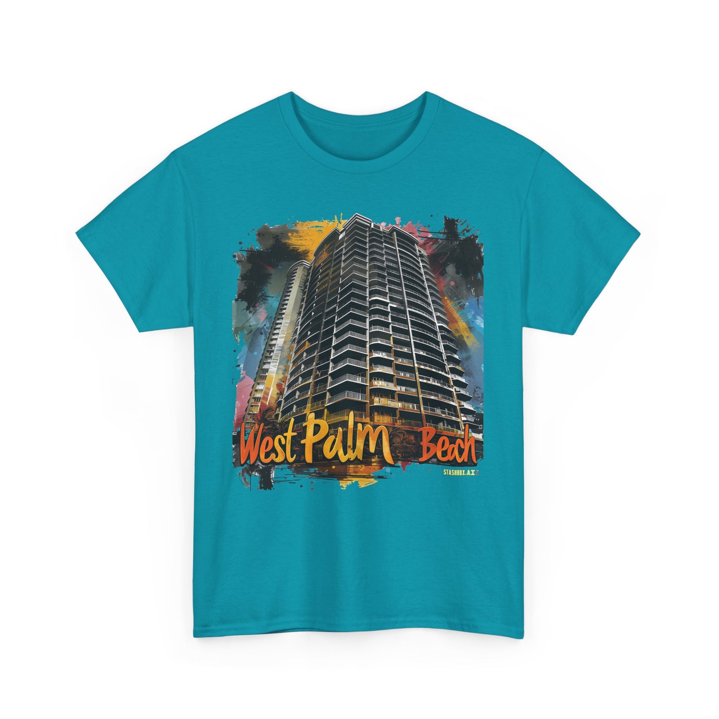 Unisex Heavy Cotton Tee West Palm Beach 021