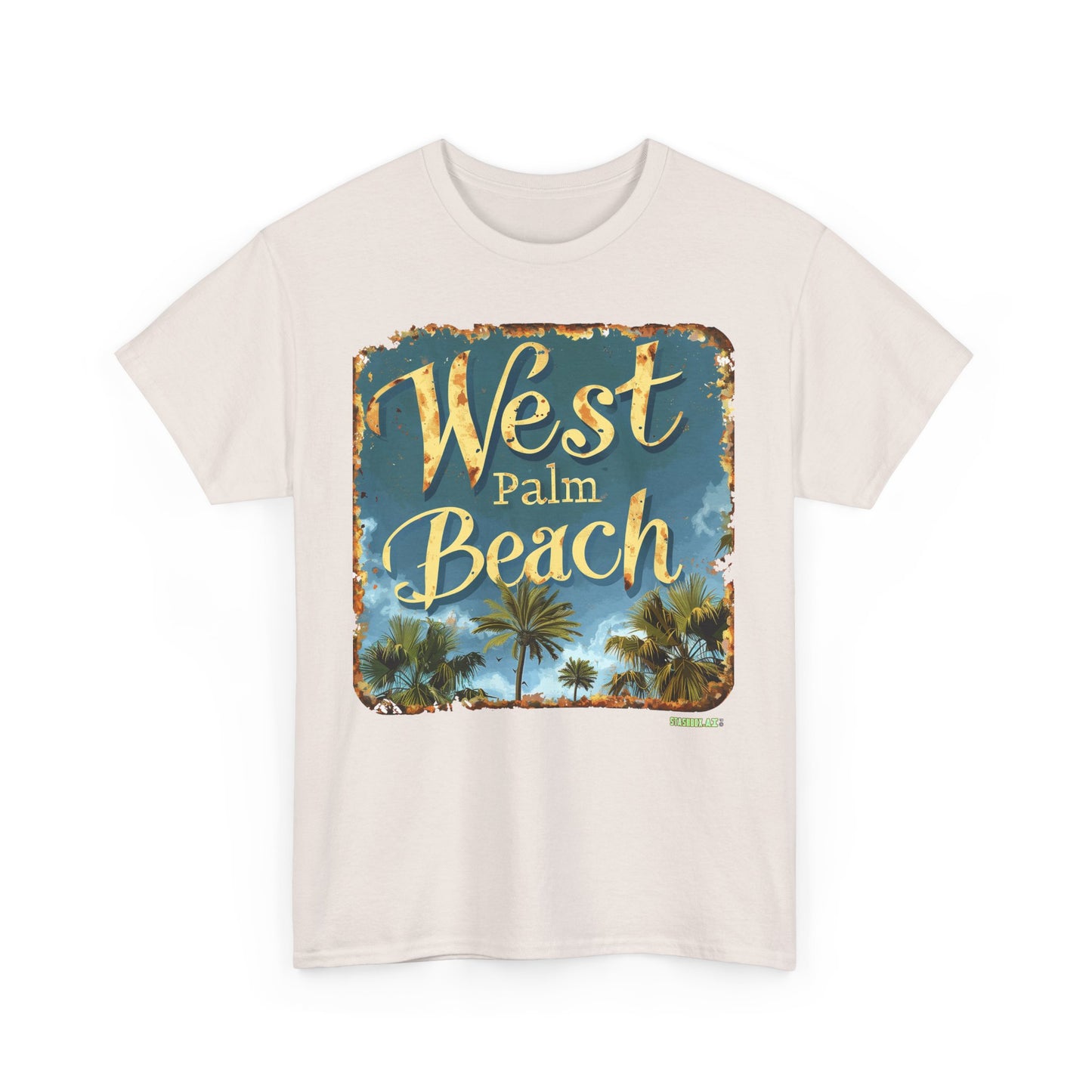 Unisex Heavy Cotton Tee West Palm Beach 033