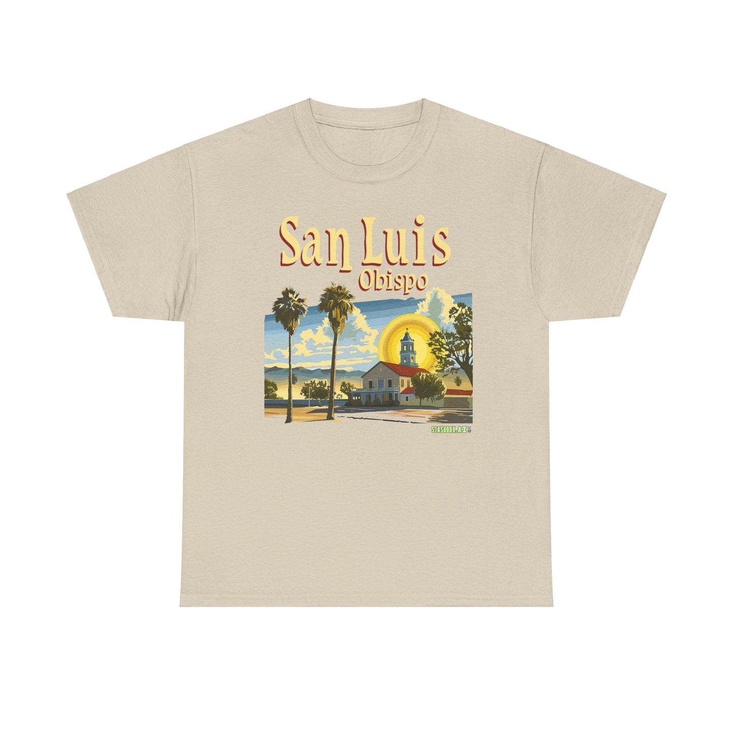 Unisex Heavy Cotton TShirt San Luis Obispo Design 4