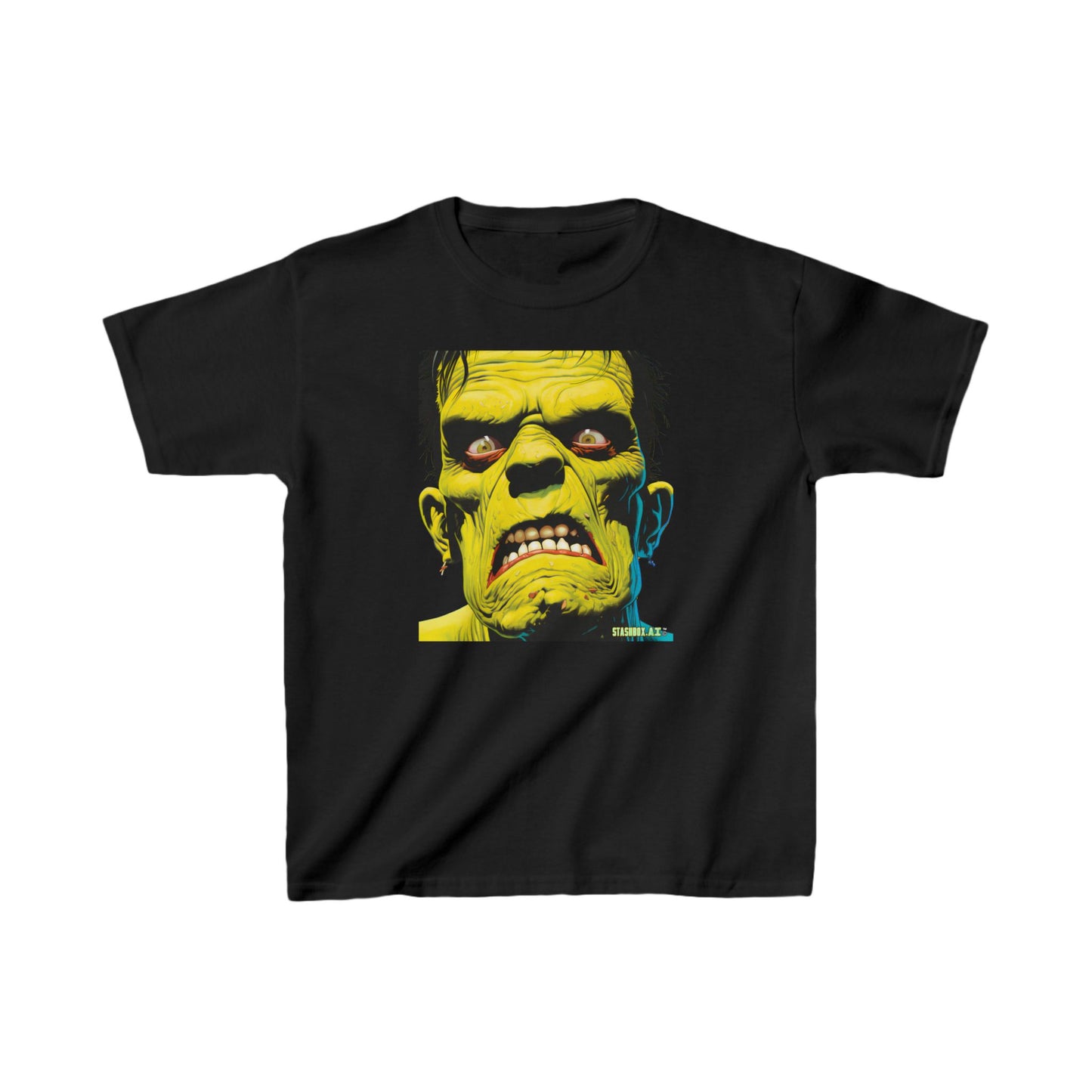 Scary Frankenstein Kids Heavy Cotton™ Tee