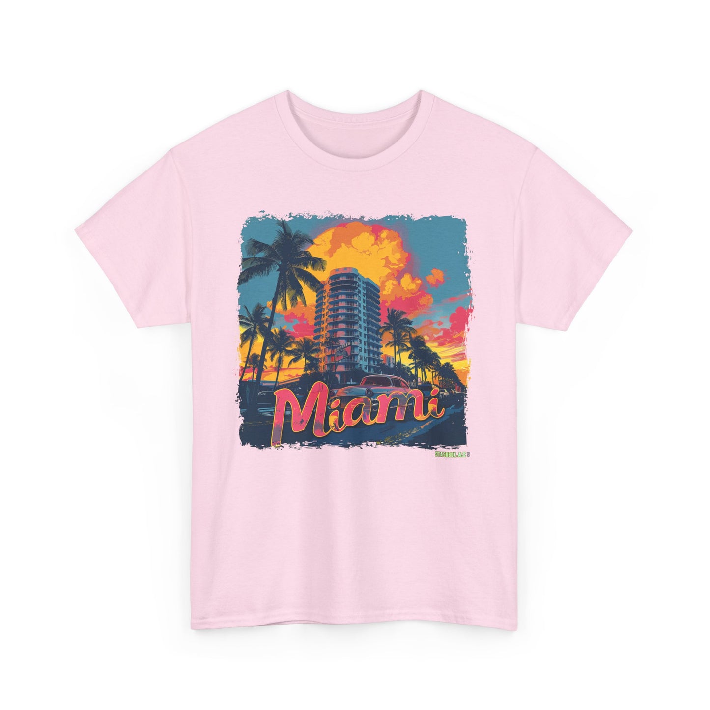 Unisex Heavy Cotton TShirt Miami 012