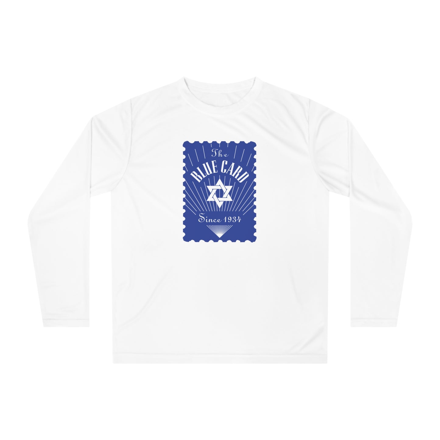 Classic Blue Ribbon Unisex Performance Long Sleeve Shirt - Great for Sports, Casual Wear & Gifts