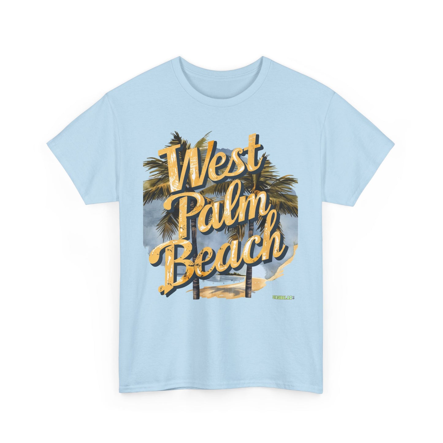 Unisex Heavy Cotton Tee West Palm Beach 012