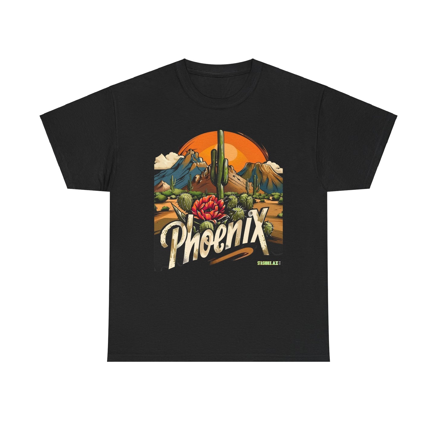 Unisex Heavy Cotton T-Shirt Phoenix Tourism Souvenir 2