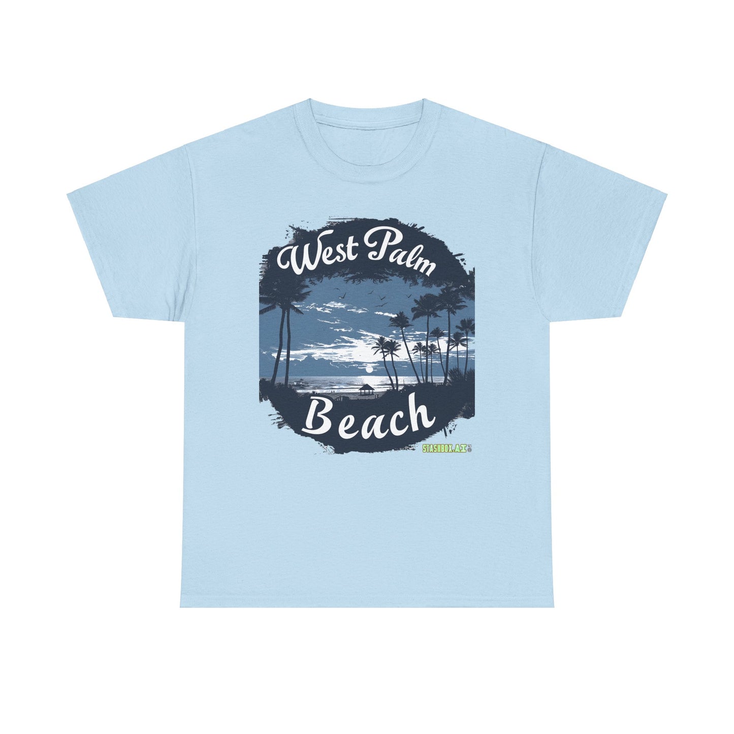 Unisex Heavy Cotton Tee West Palm Beach 009