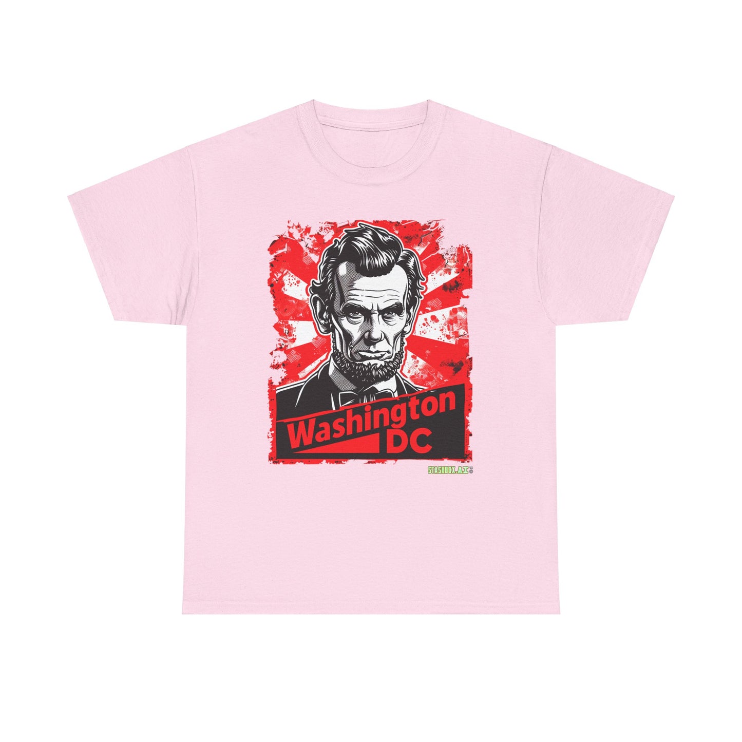 Unisex Heavy Cotton TShirt Abe Lincoln Washington DC 007