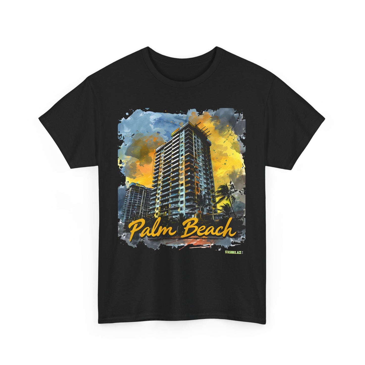 Unisex Heavy Cotton Tee West Palm Beach 022