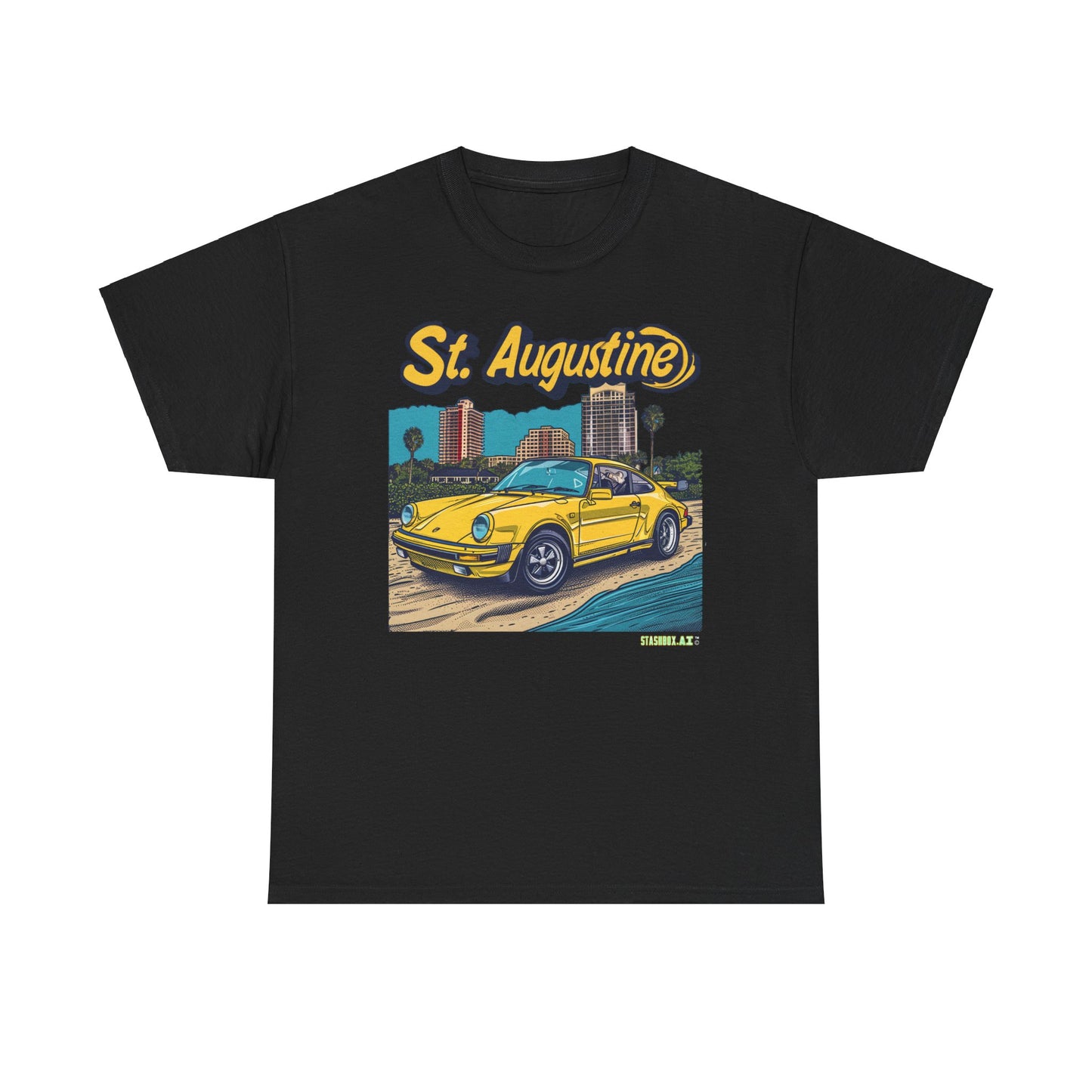 Unisex Heavy Cotton Tee St. Augustine Design 008