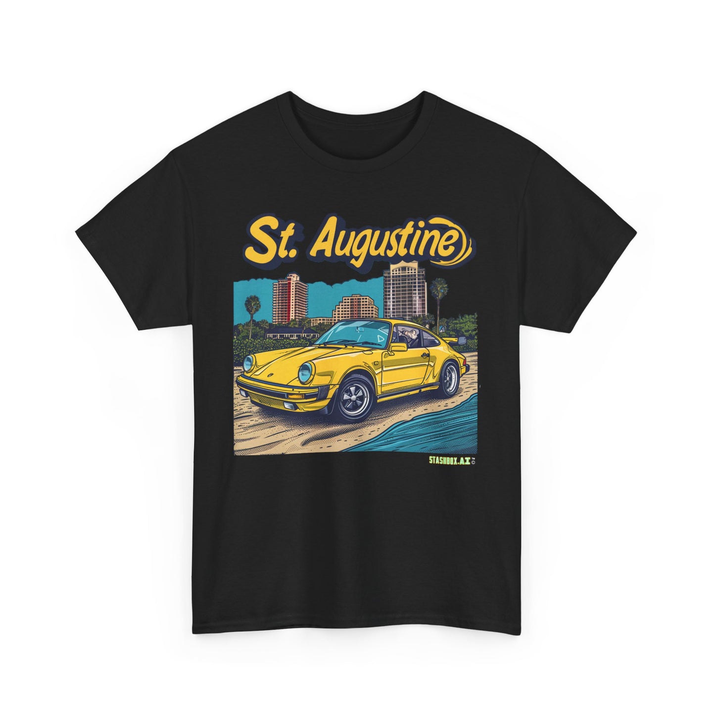 Unisex Heavy Cotton Tee St. Augustine Design 008