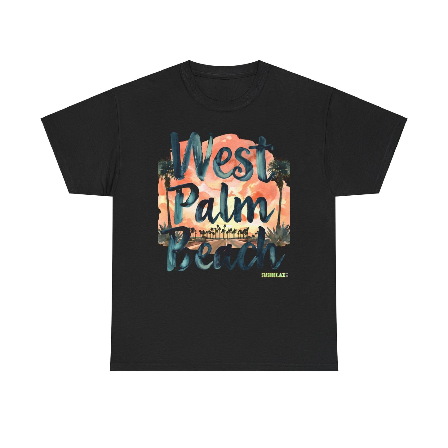 Unisex Heavy Cotton Tee West Palm Beach 003