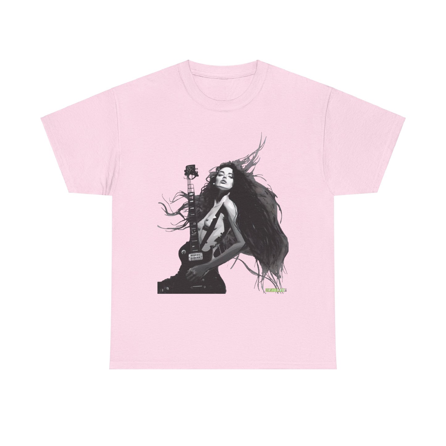 Unisex Heavy Cotton T-Shirt  Girl Guitar N2