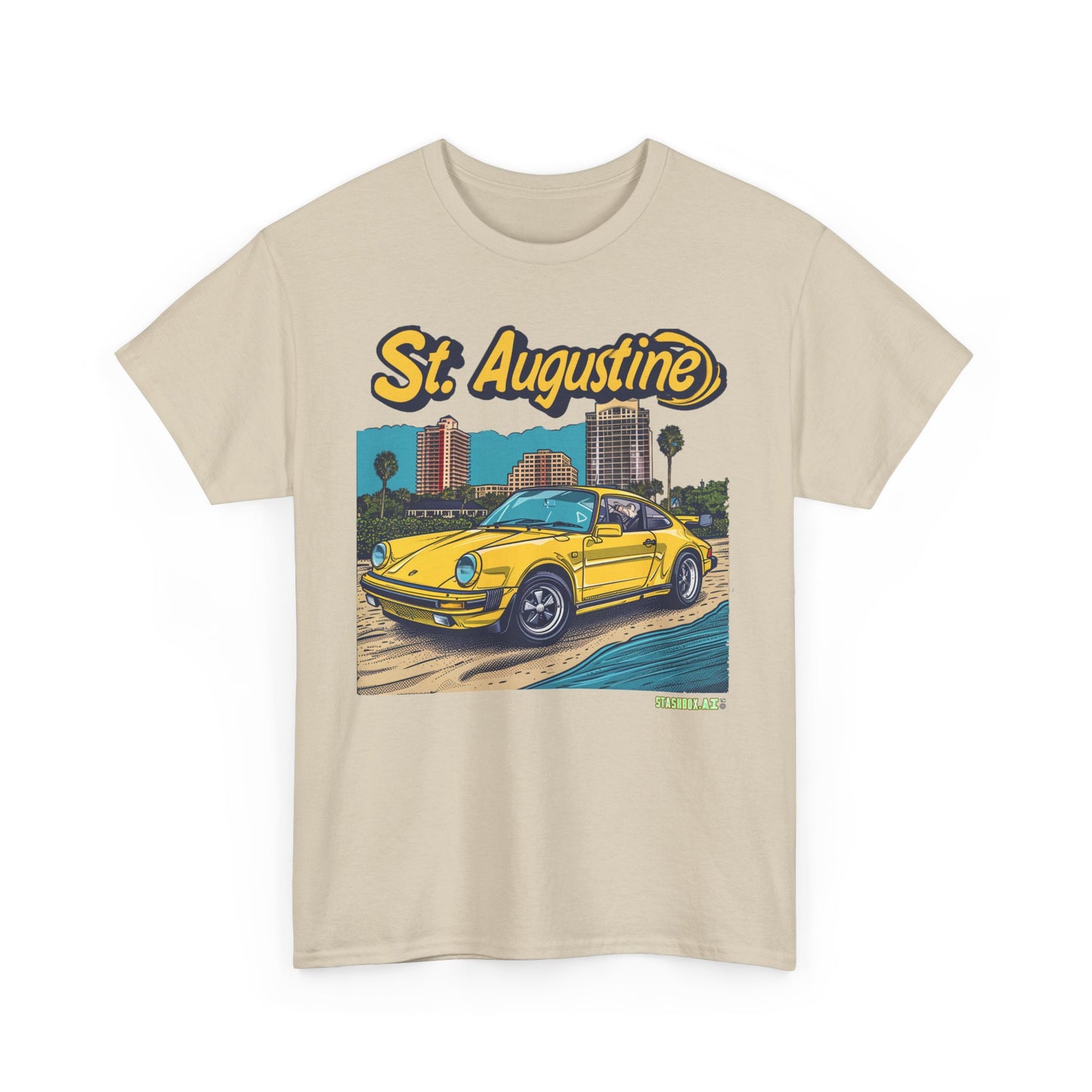 Unisex Heavy Cotton Tee St. Augustine Design 008