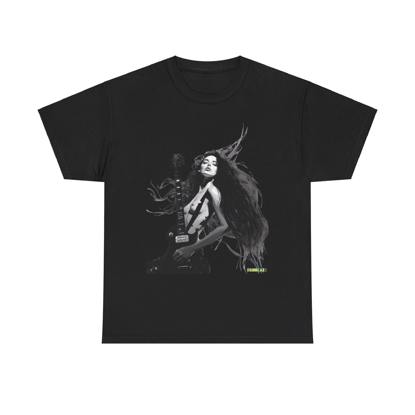 Unisex Heavy Cotton T-Shirt  Girl Guitar N2