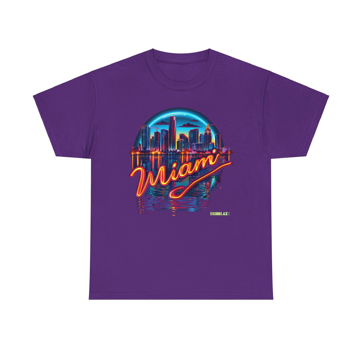 Unisex Heavy Cotton Miami TShirt Design 05