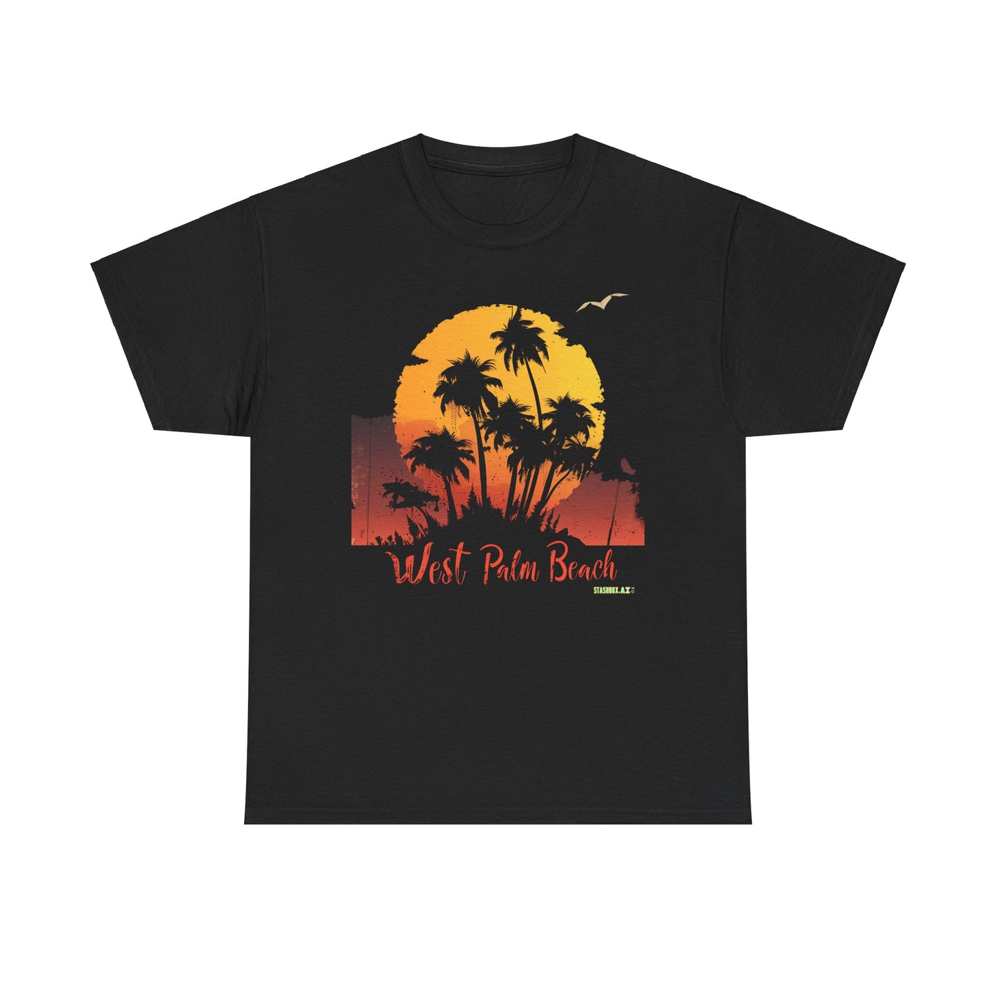 Unisex Heavy Cotton Tee West Palm Beach 026b