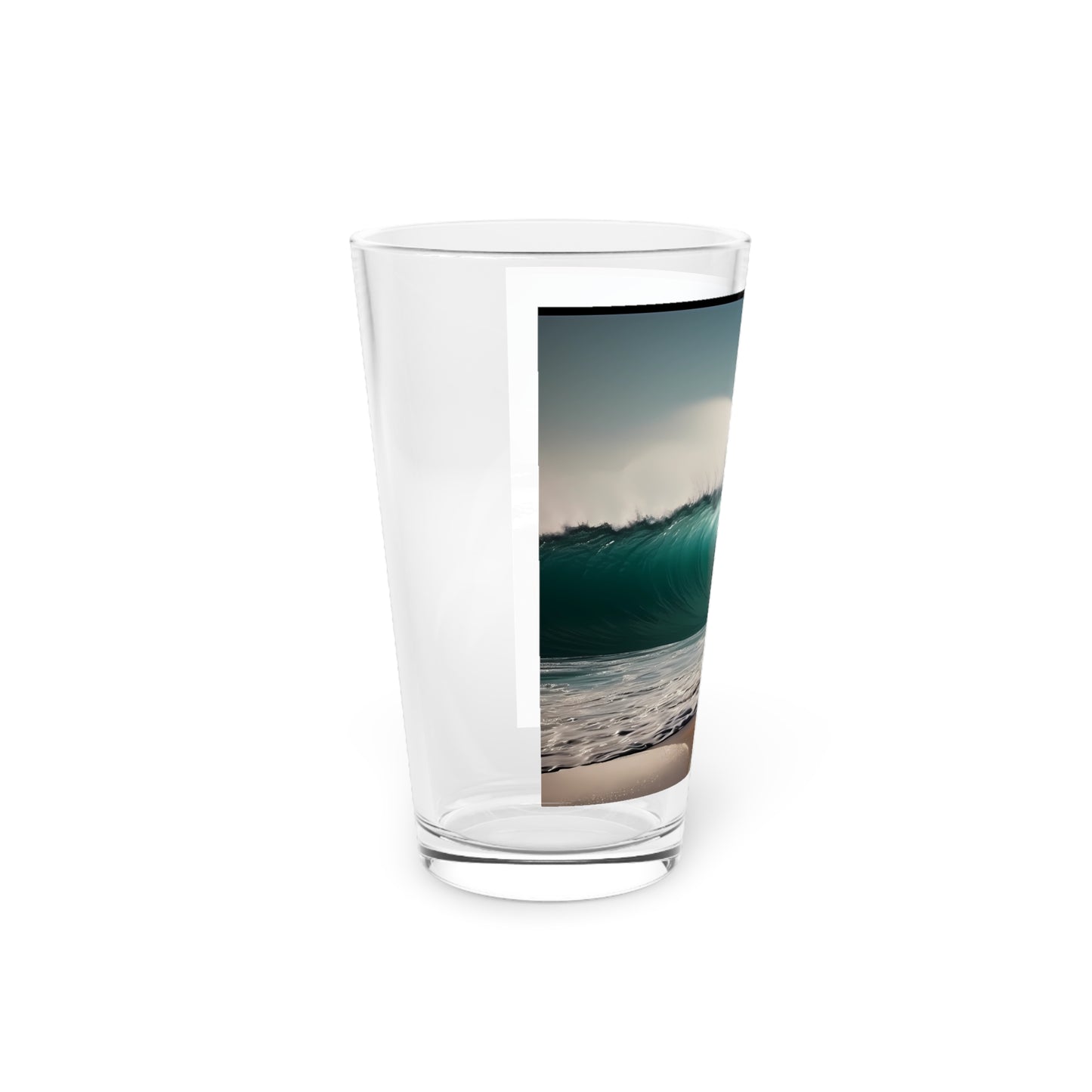 Ride the waves of creativity with Pipeline: North Shore, Oahu Perfect Wave Pint Glass. Surf artistry meets reality, exclusively at Stashbox.ai.