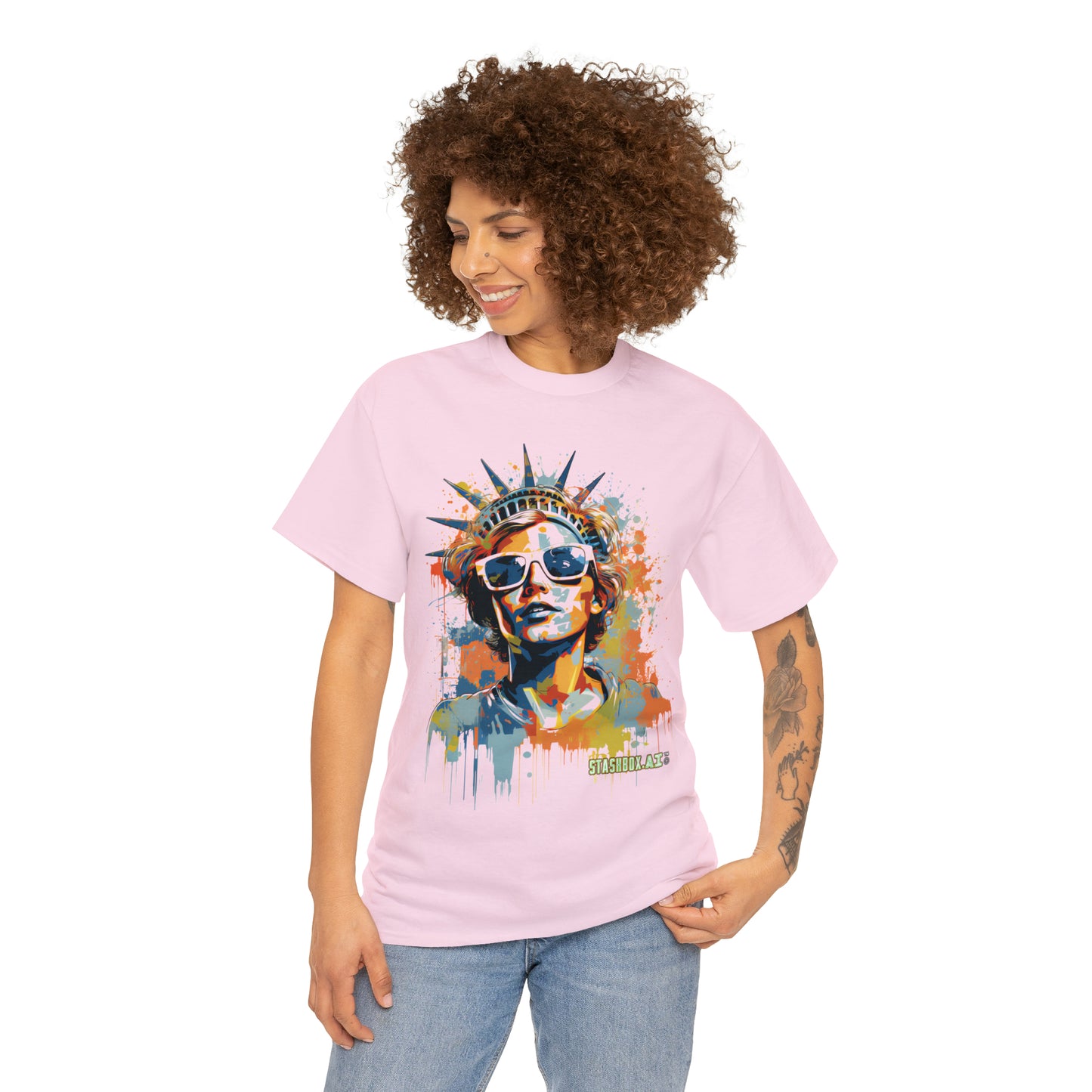 NYC Graffiti Fashion Shirt - Color Splash Urban Apparel - Stashbox Streetwear