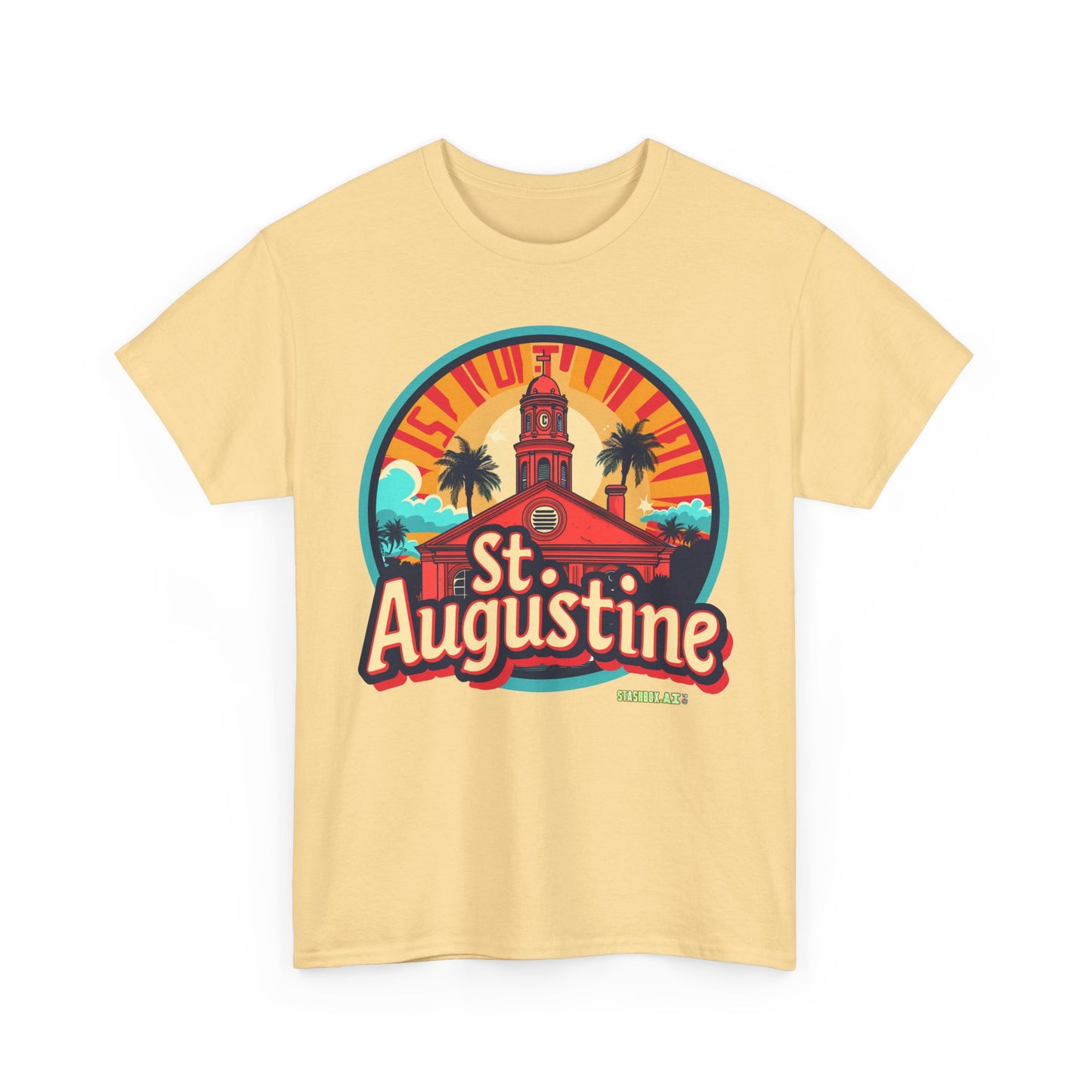 Unisex Heavy Cotton Tee St. Augustine Design 004