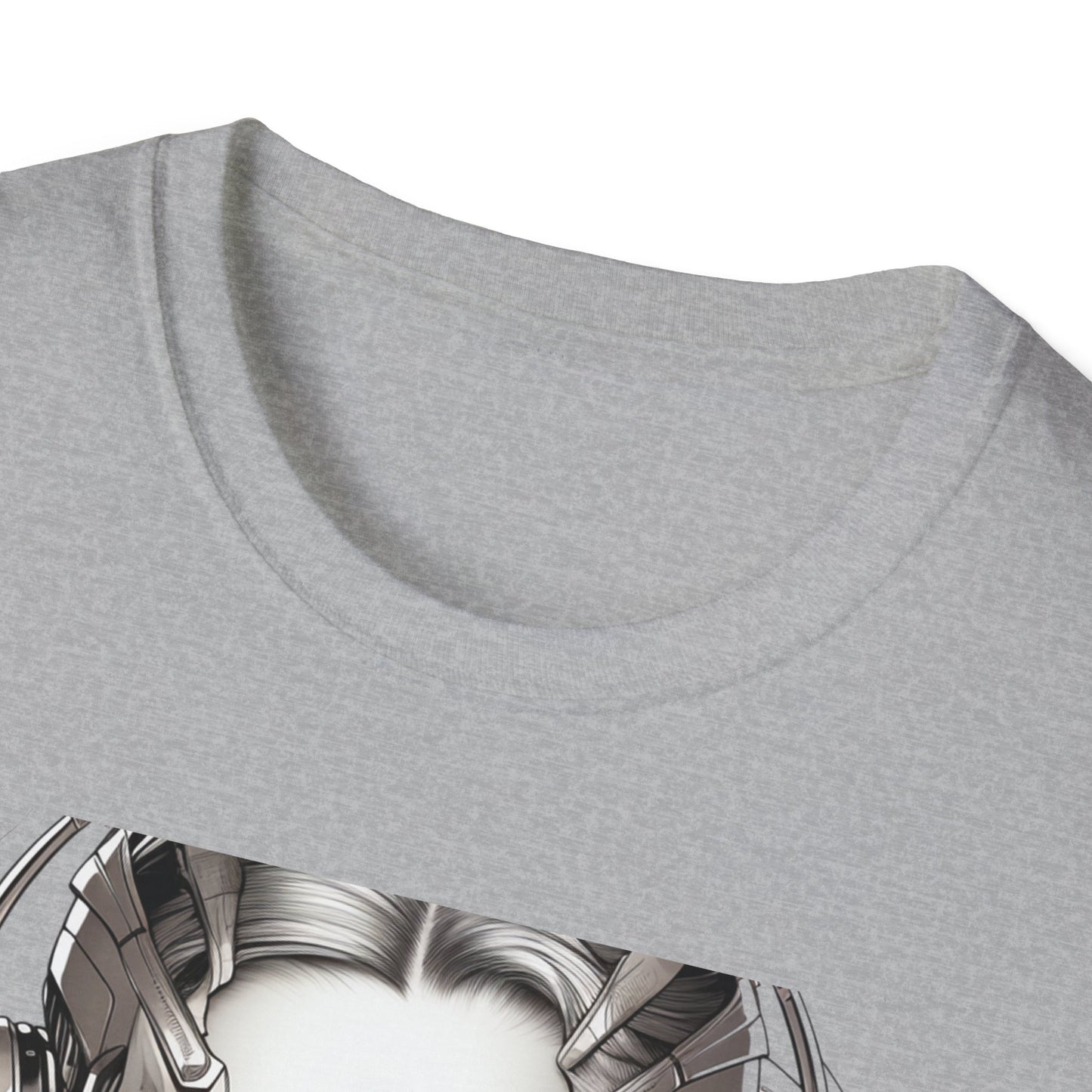 Silver Stunner 001 Unisex Softstyle T-Shirt #Stashbox Character Design #001