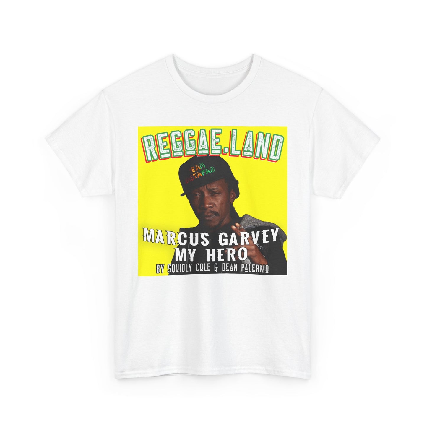 Men's Short-Sleeve Unisex T-Shirt Reggae.Land Squidly Cole Marcus Garvey My Hero Stashbox 10