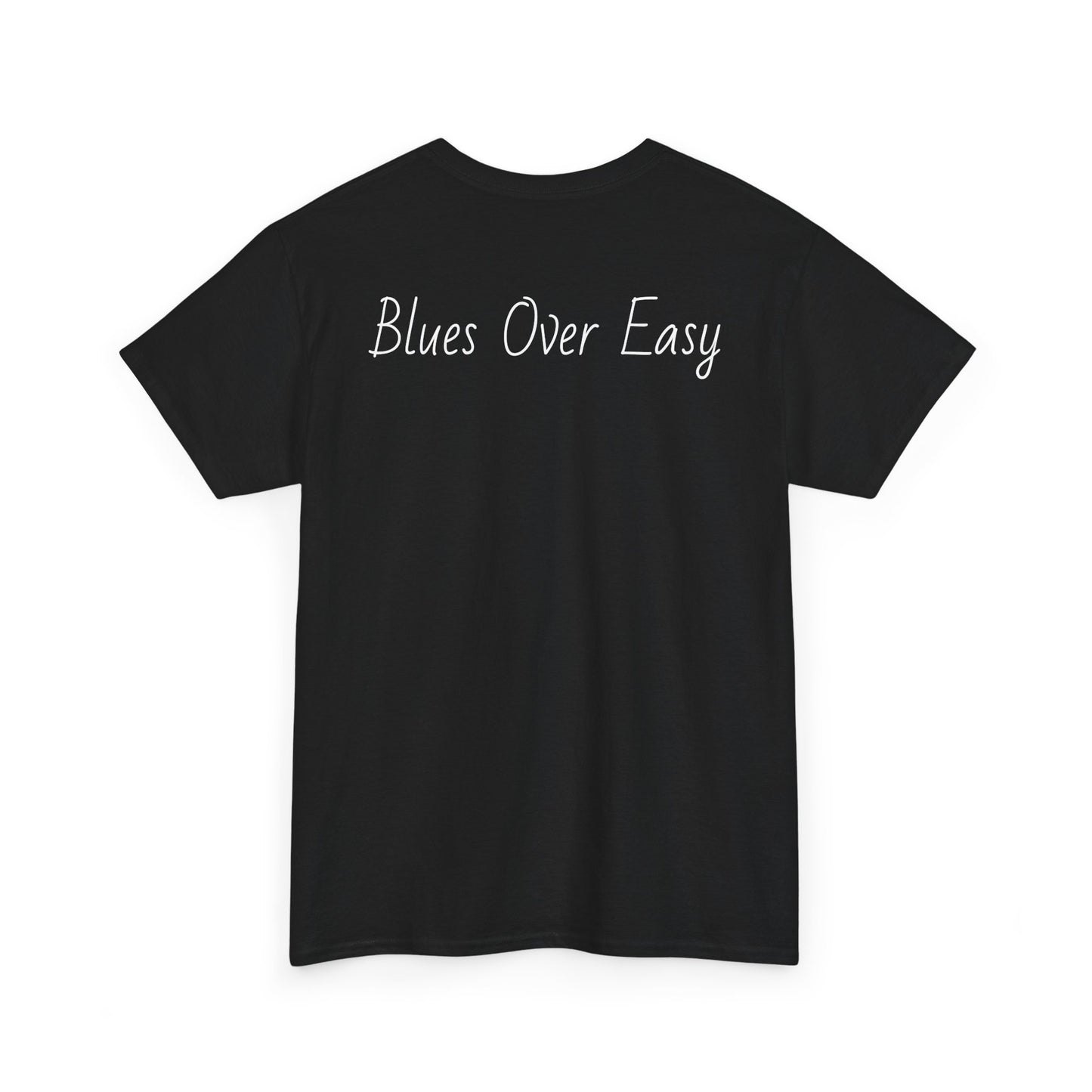 Unisex Heavy Cotton Tshirt I Heart The Blues 002