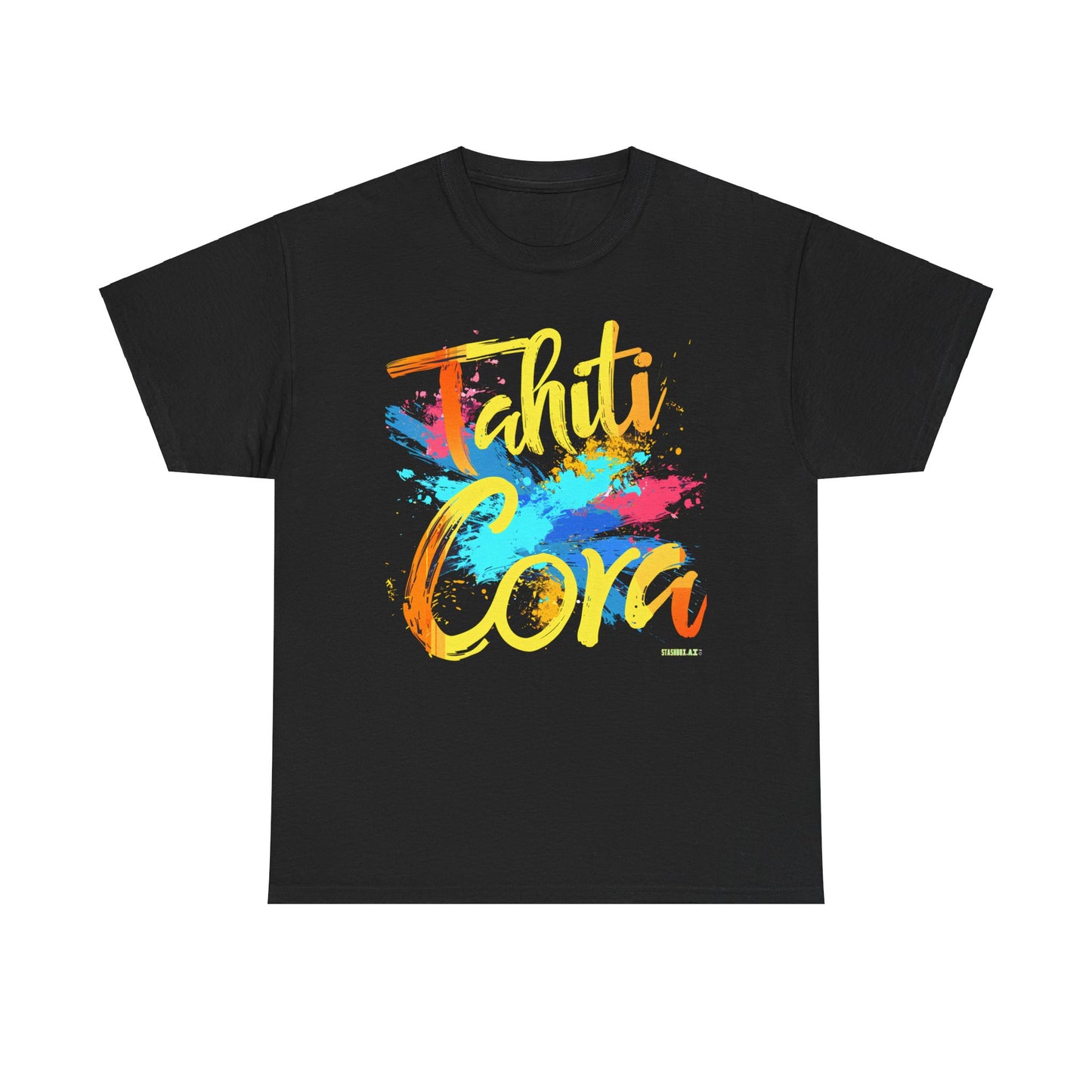 Heavy Cotton T-Shirt  Tahiti Cora Logo 003