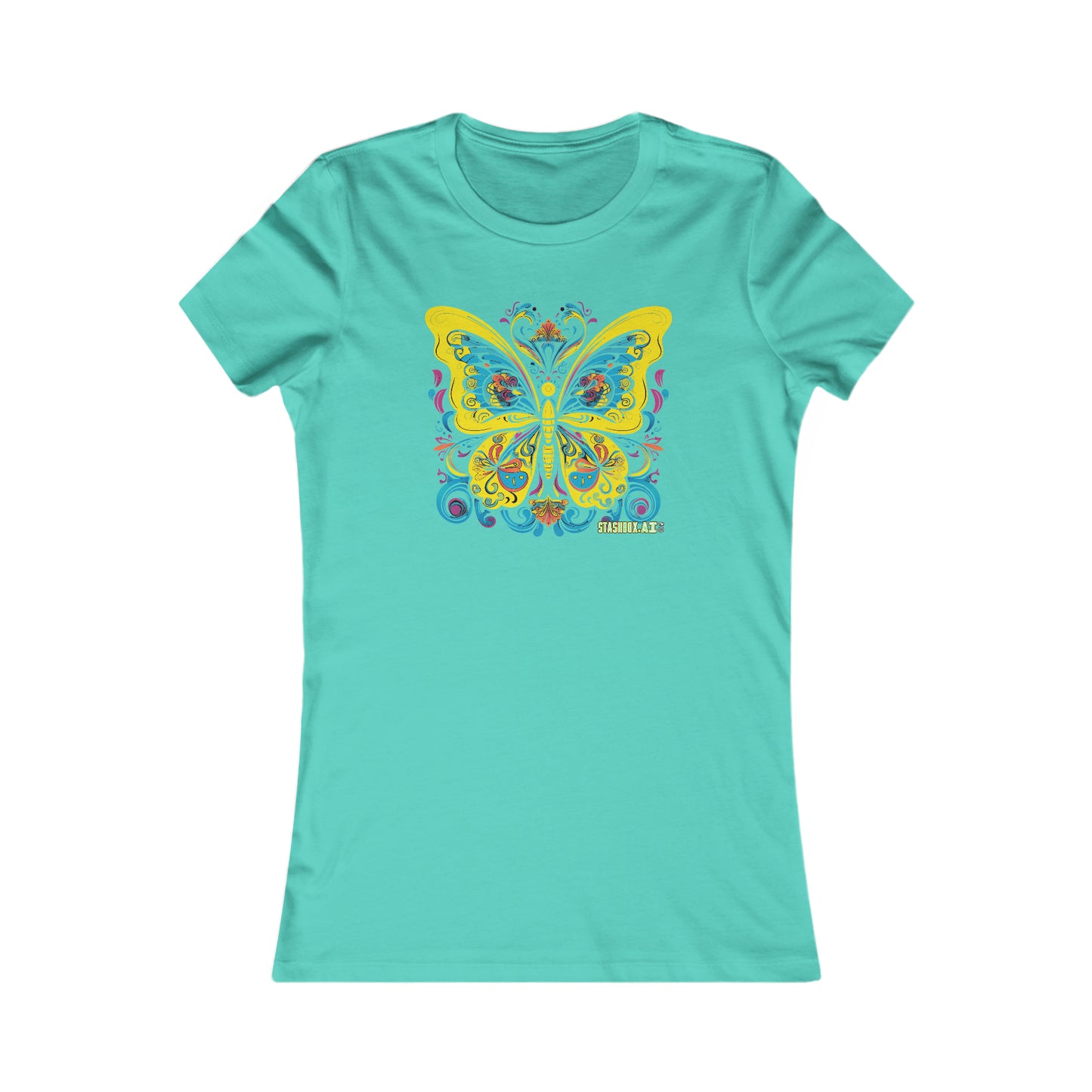 Women's Favorite T-Shirt Radient Butterfly Design 013