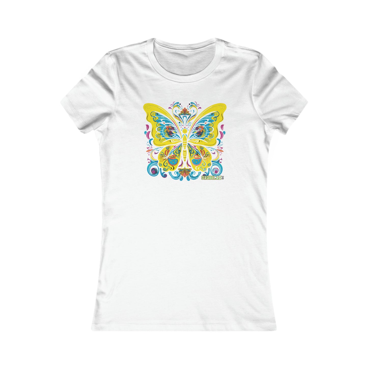 Women's Favorite T-Shirt Radient Butterfly Design 013